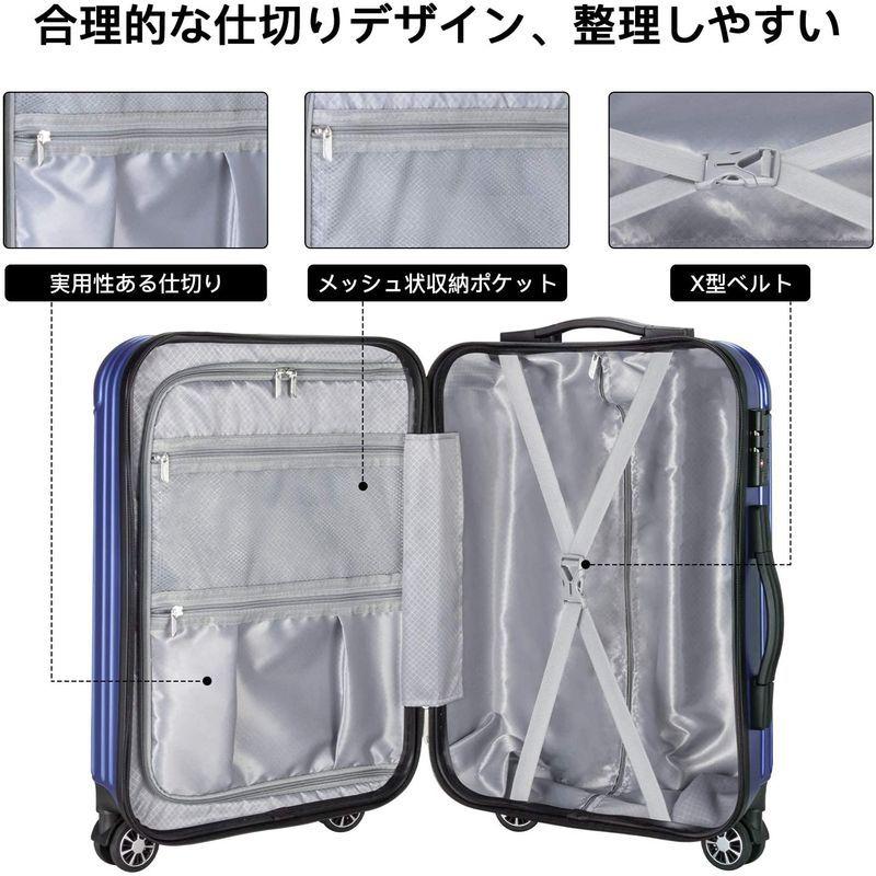 VARNIC スーツケース キャリーケース キャリーバッグ 機内持込 PC材質 耐衝撃 大型 超軽量 静音ダブルキャスター TSAロック搭載 スーツケース キャリーケース キャリーバッグ 機内持込 PC材質 耐衝撃 大型 超軽量 静音ダブルキャスター TSAロック搭載 また