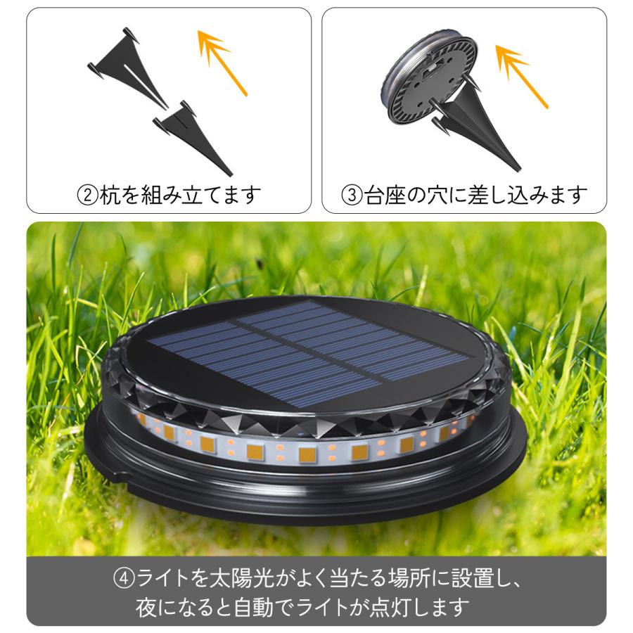 ソーラーライト ガーデンライト 17 LED 屋外照明 駐車場 門灯 玄関灯