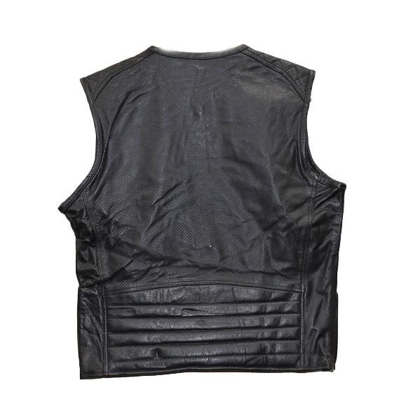 春夏メッシュ ハーレーにオススメ☆キルティングショルダーVEST 