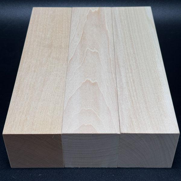 角材 シナ材 彫刻用 バードカービング 250×60×60 3個セット 仕上げ加工