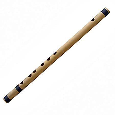 Bamboo Flute for Professionals in F, 14 Inches Long with Case Indian Bansur 並行輸入品 フルート