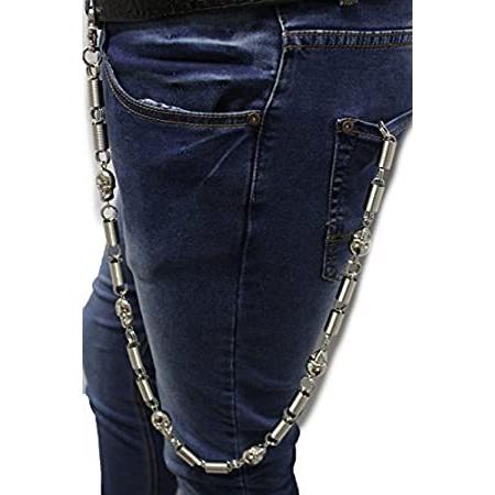 純正販売済み Tfjメンズバイカーファッション財布キーチェーンロングシルバーメタルスプリングスカルチャーム 並行輸入品 通販値下 Www Superavila Com