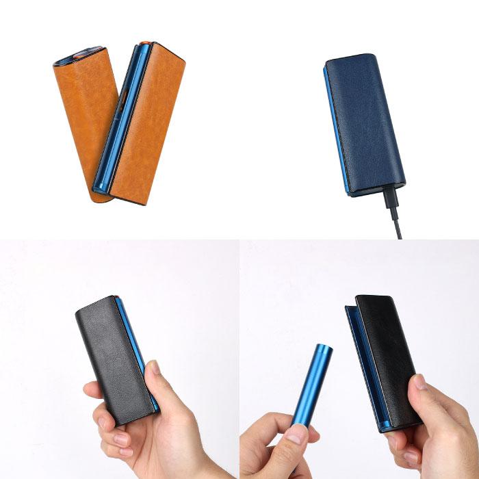 glo Hilo Plus ケース カバー PUレザー タバコ収納 収納 電子たばこ