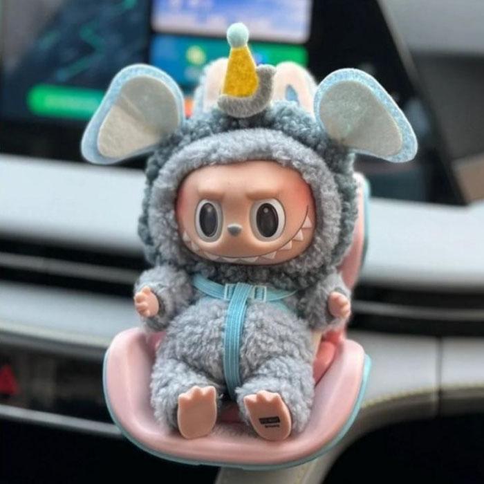 ぬいぐるみ用 ドライブシート LABUBU用 椅子 推しかつ