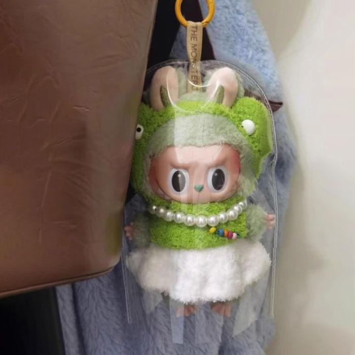 ラブブケース LABUBU ケース ラブブ カバー ぬいぐるみ 保護ケース