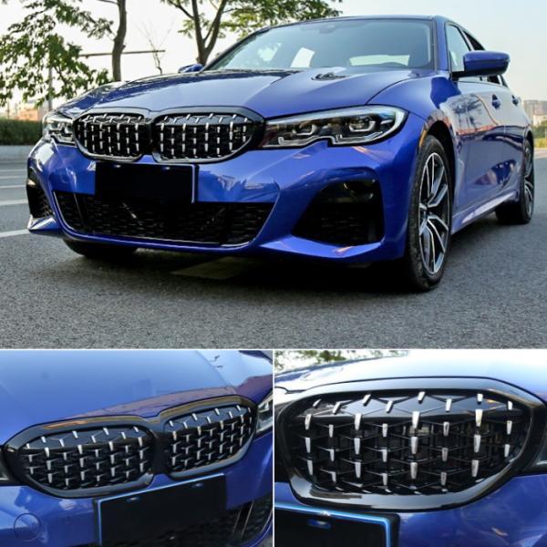 BMW 3シリーズ G20 G21 前期 フロントグリル カメラ有り ブラック