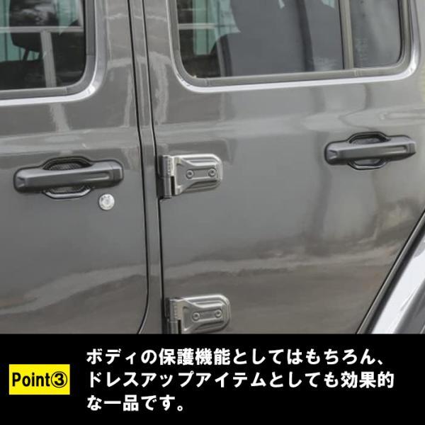 Jeep ラングラー JL ドアハンドル プロテクター 5点セット ガード