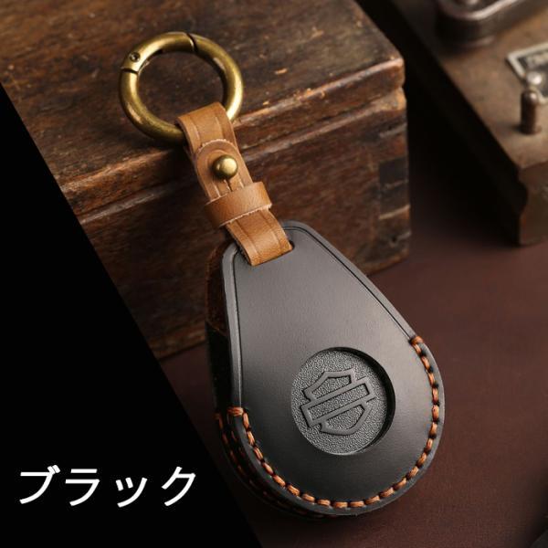 ハーレーダビッドソン キーケース キーフォブ 本革 スポーツスター