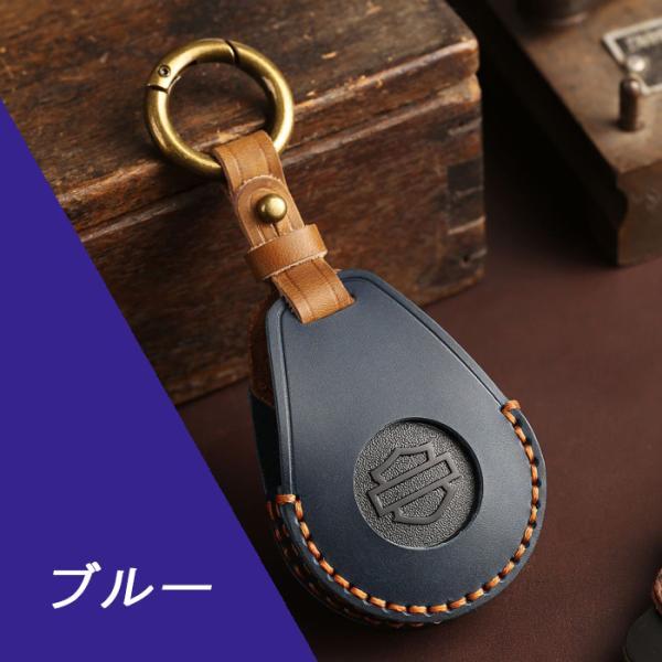 ハーレーダビッドソン キーケース キーフォブ 本革 スポーツ
