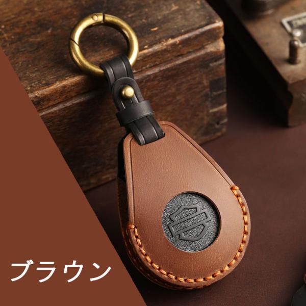 ハーレーダビッドソン キーケース キーフォブ 本革 スポーツ