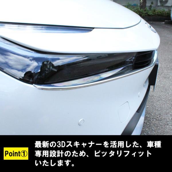 プリウス 60系 ヘッドライト ガーニッシュ クロームメッキ 左右セット