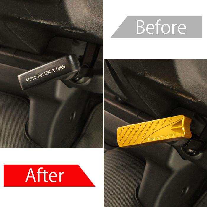 ハイエース レジアスエース 200系 サイドブレーキ カバー アルミ製 1/2/3/4/5/6/7/8/9型 ハンドブレーキ グリップ レバー アクセサリー カスタム パーツ |  | 07