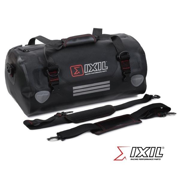 週末セール!!IXIL製 バイク用 防水 ツーリングバック シートバック 肩掛けバッグ 30L ブラックの画像