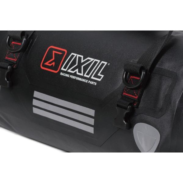 週末セール!!IXIL製 バイク用 防水 ツーリングバック シートバック 肩掛けバッグ 30L ブラックの画像
