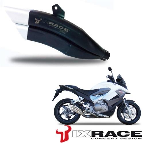 週末セール!!IXRACE HONDA VFR 800 X CROSSRUNNER Z7B ツインアップ スリップマフラー