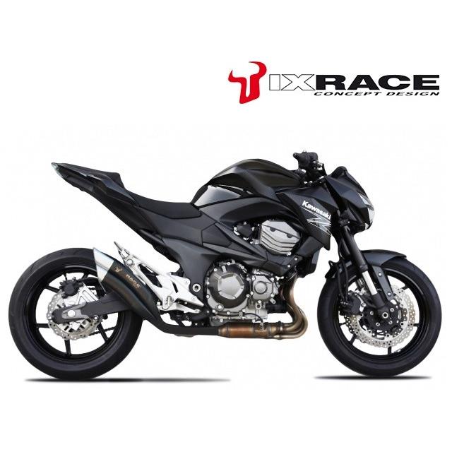 週末セール!!IXRACE KAWASAKI Z800e 13-14 Z7B ツインアップ スリップマフラー