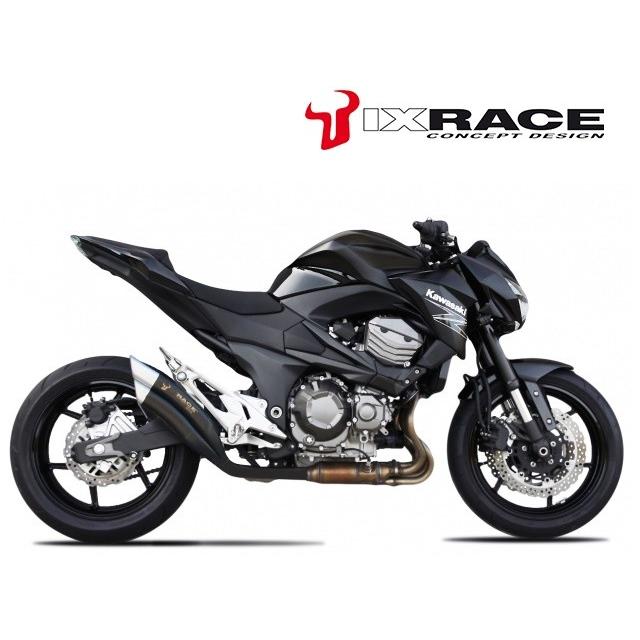 週末セール!!IXRACE KAWASAKI Z800 13-14 Z7B ツインアップ スリップマフラー