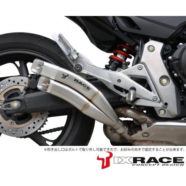 IXRACE YAMAHA MT 09 13-15/TRACER 2015 Z7 ツインアップ スリップマフラー｜madmax｜05