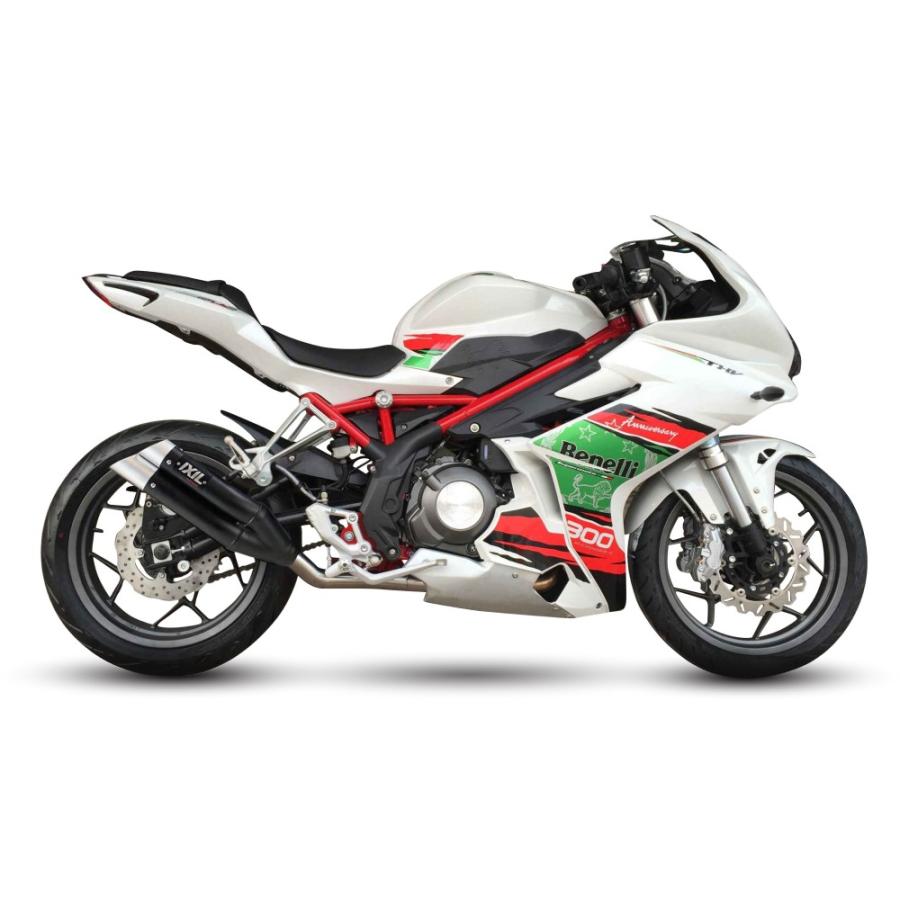週末セール!!IXIL(イクシル) BENELLI TNT 302 L3XB デュアル スリップオン マフラー