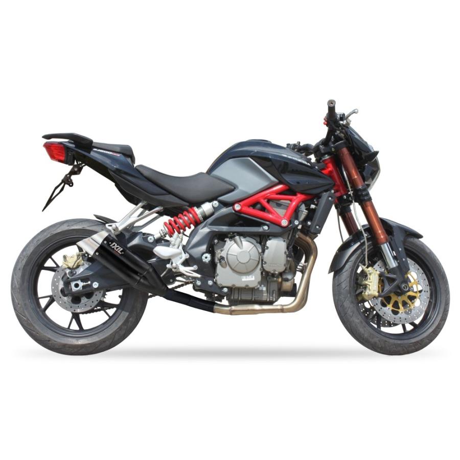 週末セール!!IXIL(イクシル) BENELLI BN 600 '13-'14 L3XB デュアル スリップオン マフラー