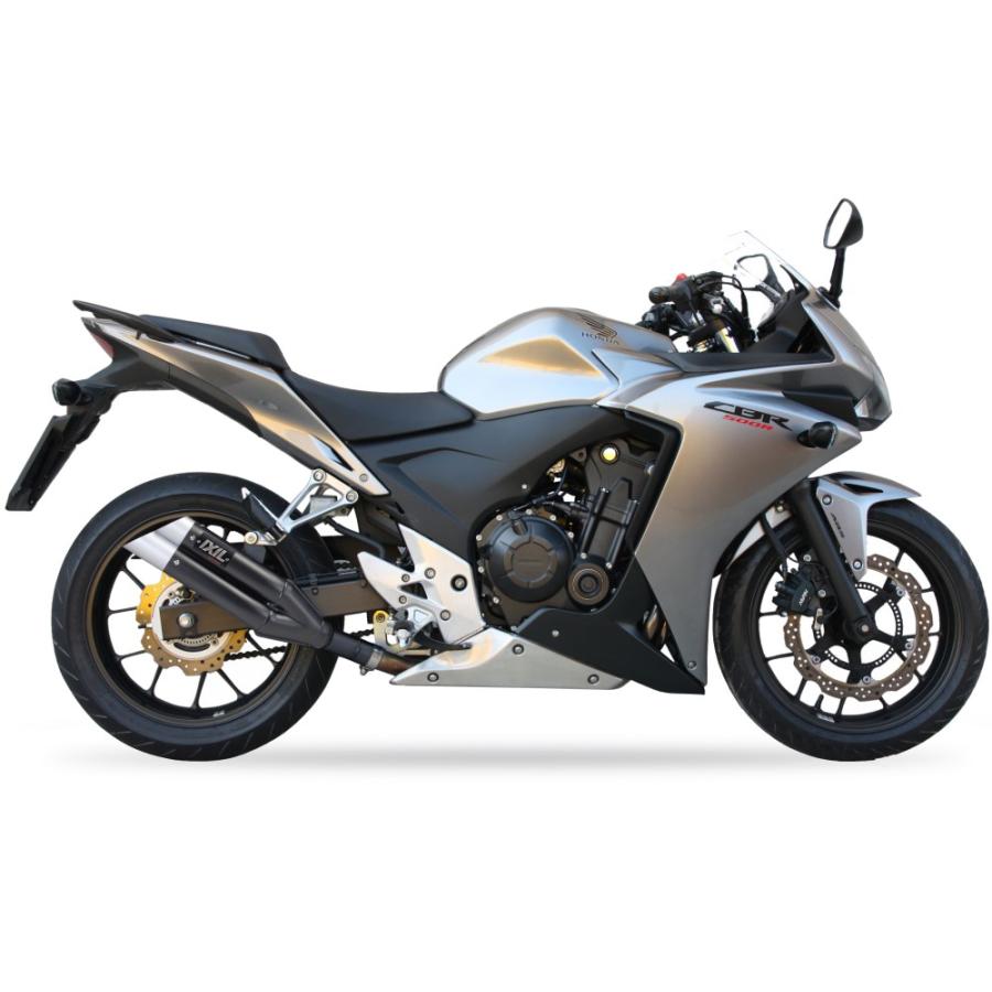 週末セール!!IXIL(イクシル) HONDA CBR500R/CB500F/CB500X '13-'15 L3XB デュアル スリップオン マフラー
