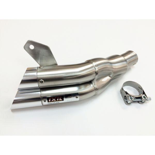 週末セール!!IXIL(イクシル) HONDA CB600F/S HORNET '07-'16/CBR600F '11-'13 L2X デュアル スリップオン マフラーの画像