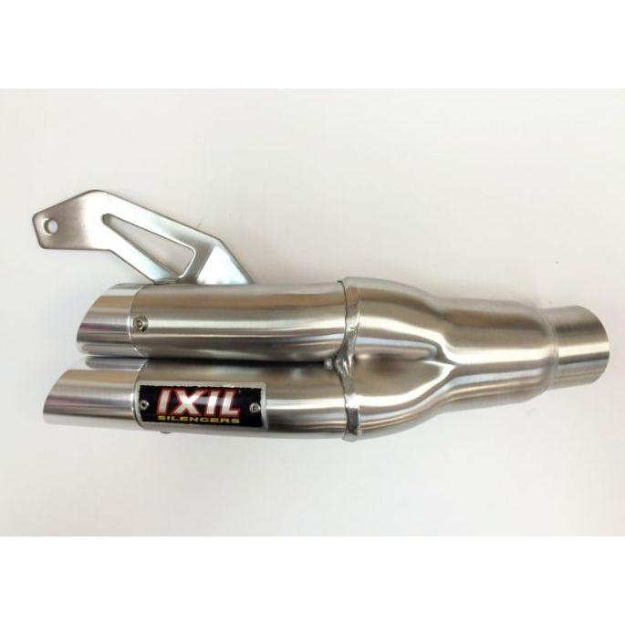 週末セール!!IXIL(イクシル) KAWASAKI ZX10R '08-'10(ZXT00E) L2X デュアル スリップオン マフラーの画像