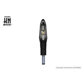 KOSO LEDウインカー(JET)マットブラック/クリア/オレンジ LED_2