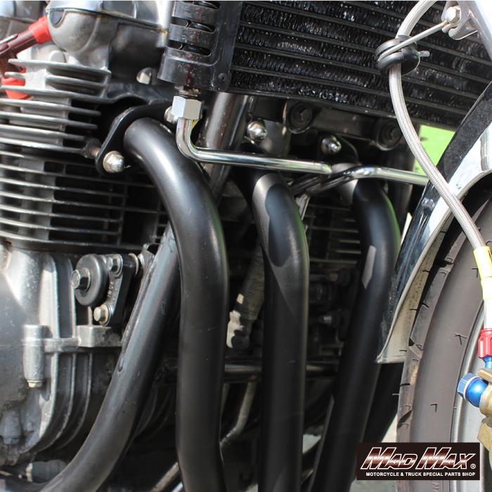 MAD MAX MADMAX製 ショート管マフラー ゼファー750/RS ブラック