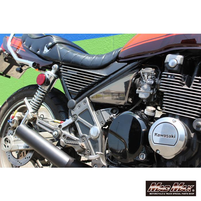 ゼファーΧ エアクリーナーカバー MAD MAX カワサキ ゼファー400/χ エアクリーナーカバー ブラック