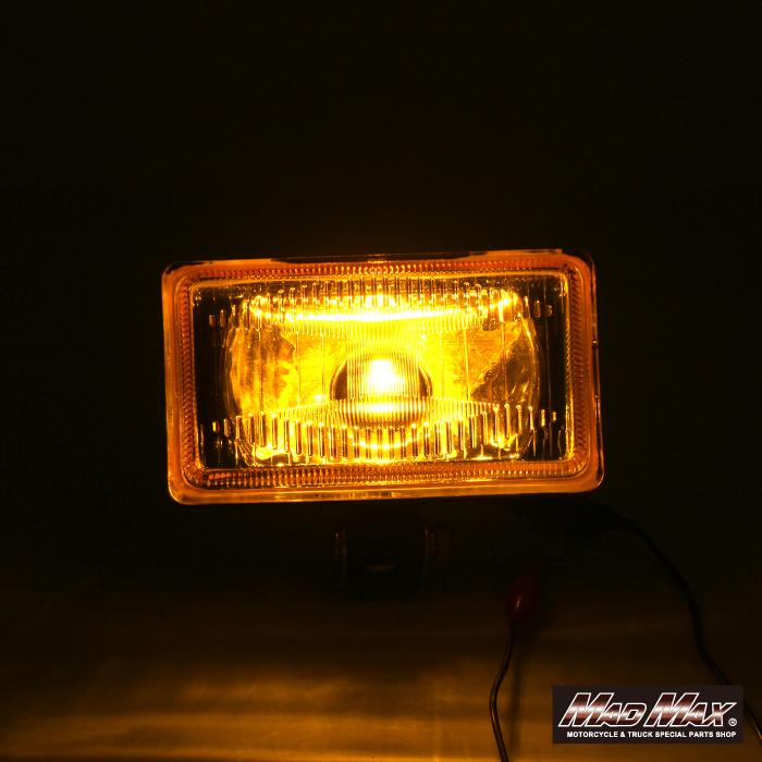 フォグランプ デュアルカウルロケットカウル 2個セット H3 イエローレンズ フォグランプ デュアルカウルロケットカウル 2個セット H3