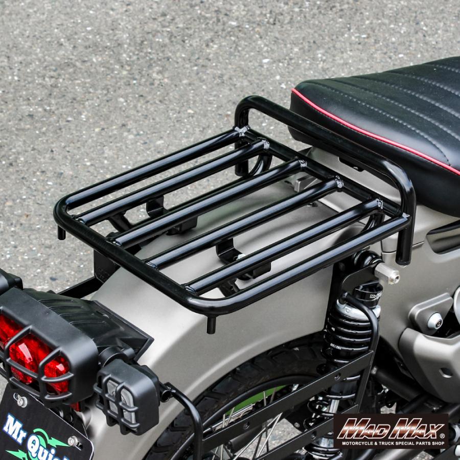 ハンターカブ用スリムリアキャリー　バイク 荷台 ブラック スチール製 Amazon | ハンターカブ CT125用リアキャリア（ブラック）HONDA タイ製