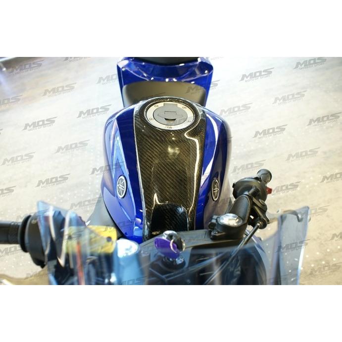 Amazon | MOS製ヤマハ YZF-R25 R-3 タンクカバー綾織りカーボン