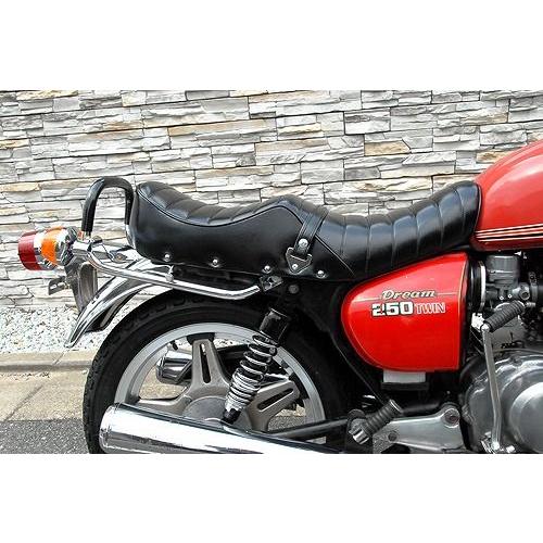 CB250T/CB400T(ホークII) メッキタンデムバー(ゴム巻き)｜madmax