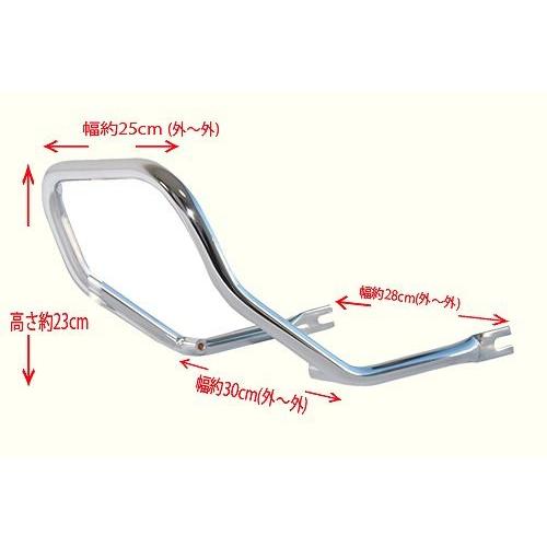 KH250 KH400 ゴム巻きタンデムバー UAS］KH250 KH400 オリジナル ゴム巻きタンデムバー - 旧車