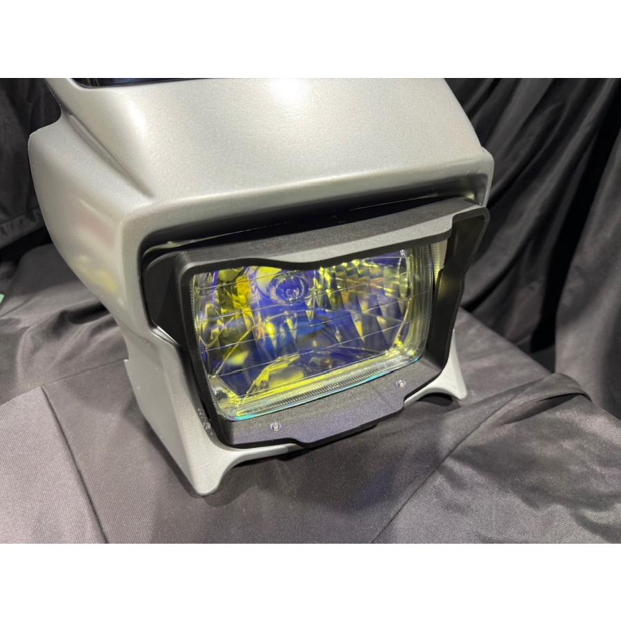 ZRX1200DAEGダエグ用 ヘッドライトルーバー タイプ2 : MADNAOSEAN