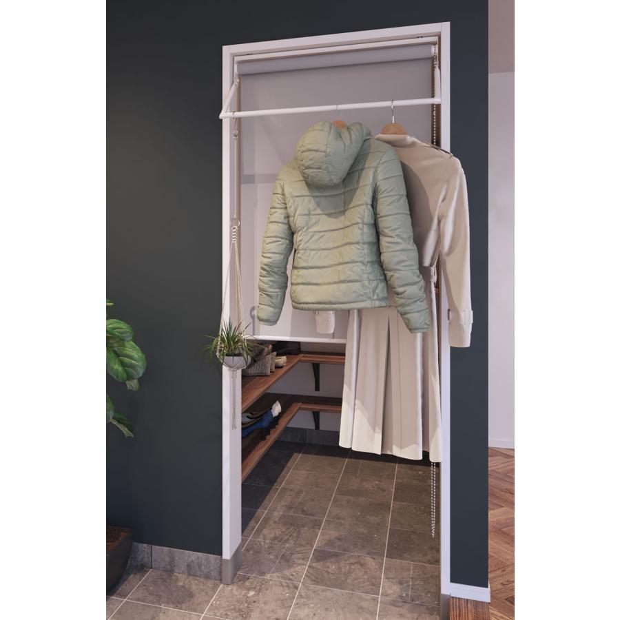 立川機工 1cm単位 オーダー マルチハンガーバー 耐荷重10kg ネジ不要