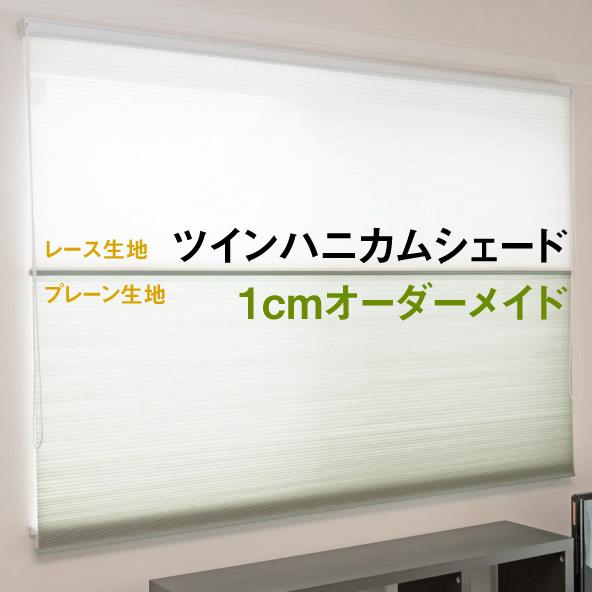 フルネス（Fullness） （1cmオーダー）ツインタイプ ハニカムシェード 