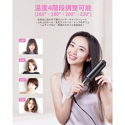 くるくるドライヤー Amzdeal ヒートブラシ ストレート ヘアアイロン ストレートブラシ アイロン マイナスイオン 改良版セラミックコーティング S 1110 Madoastart Store 通販 Yahoo ショッピング