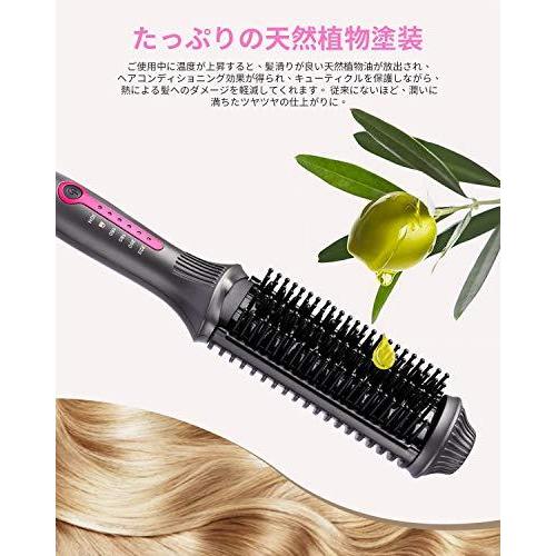 くるくるドライヤー Amzdeal ヒートブラシ ストレート ヘアアイロン ストレートブラシ アイロン マイナスイオン 改良版セラミックコーティング S 1110 Madoastart Store 通販 Yahoo ショッピング