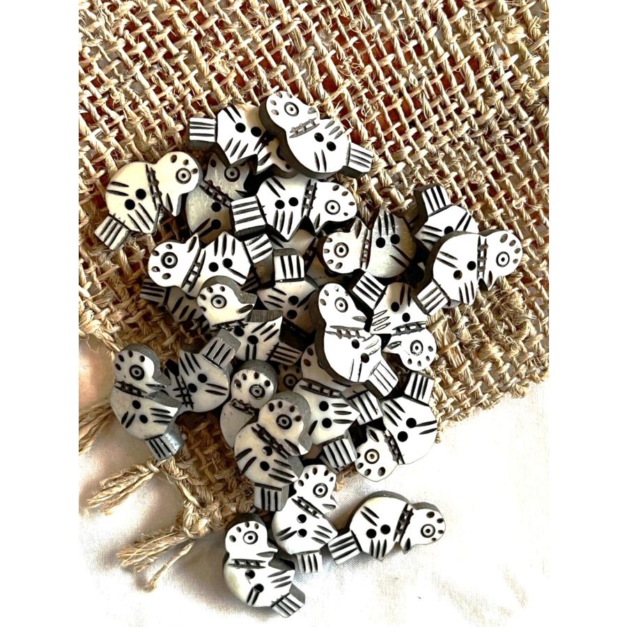 ボーンボタン　20mm　1個売り　小鳥　アイボリー |  | 03