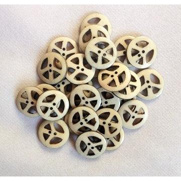 ボーンボタン　20mm　1個売り　ピース　アイボリー |  | 01