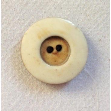 ボーンボタン　20mm　カルト　１個売り　アイボリー | 