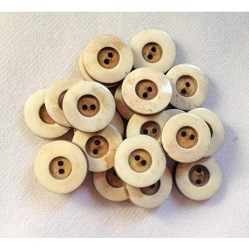 ボーンボタン　20mm　カルト　１個売り　アイボリー |  | 01