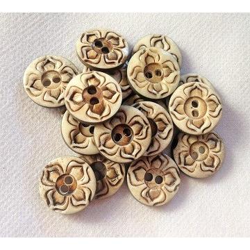 ボーンボタン　よつば　15mm　１個売り　アイボリー |  | 01