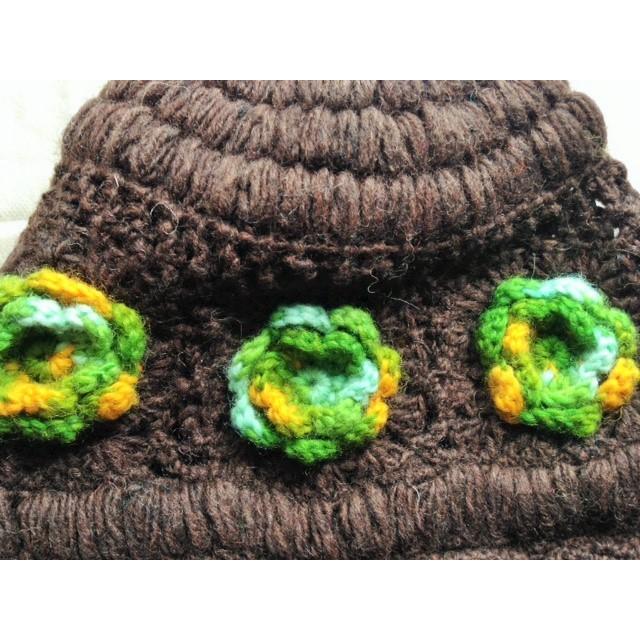 フラワークロシェ　耳つきキャップ |  | 01