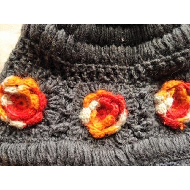 フラワークロシェ　耳つきキャップ |  | 01