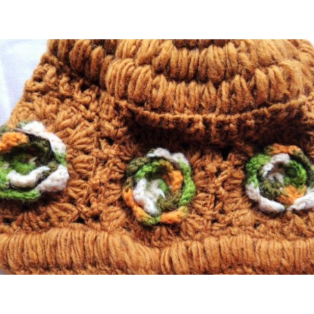 フラワークロシェ　耳つきキャップ |  | 01