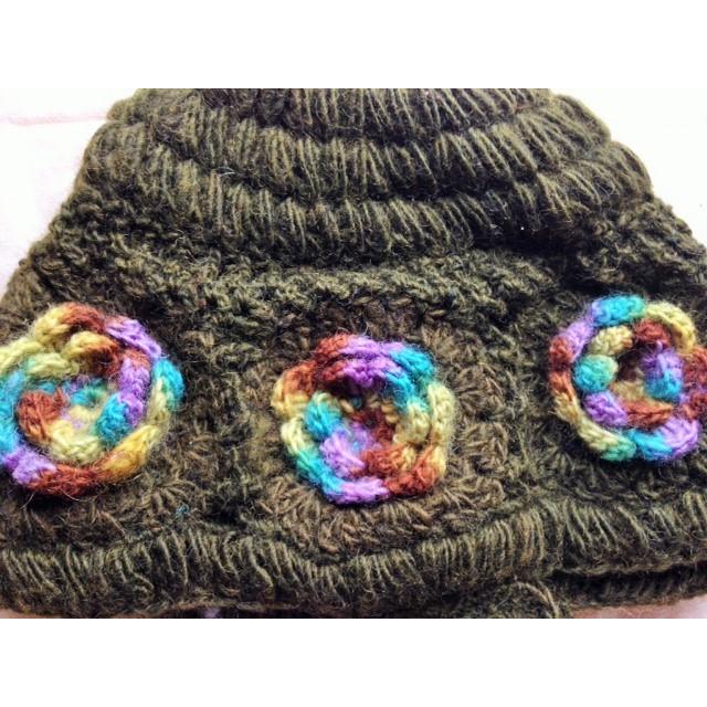 フラワークロシェ　耳つきキャップ |  | 01