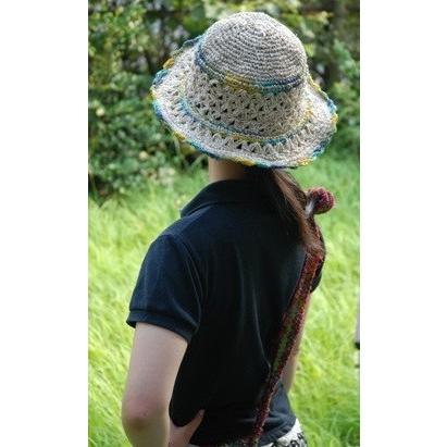 ヘンプ（麻）ハット ブルー |  | 01